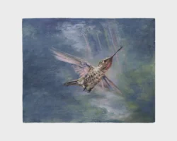 Painting of a humming bird