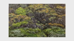 Landscape painting detail