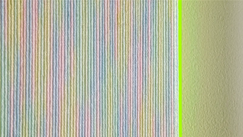 Close up of abstract artwork